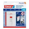Kép 1/9 - Akasztószög öntapadós, állítható sima felületekhez 4 kg teherbírás 2 darab/bliszter Tesa Powerstrips