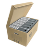 Kép 2/4 - Archiváló konténer karton doboz fedeles 54x36x25cm, felfelé nyíló tetővel Fornax