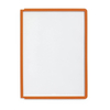 Kép 1/4 - Bemutatótábla panel, A4, 5 db/csomag, Durable Sherpa narancs