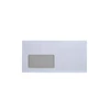 Kép 1/2 - Boríték LC6/5 enyvezett bélésnyomott bal ablakos 35x90mm 114x229mm B20A20 külső záródású Bluering® fehér