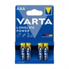 Kép 1/2 - Elem AAA mikro LR03 Longlife Power 4 db/csomag, Varta