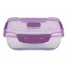 Kép 1/2 - Ételtároló doboz 1 literes csatos és szelepes mikrós-fagyasztós_lányos színek