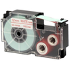 Kép 2/2 - Feliratozógép szalag XR-12WER1 12mmx8m Casio piros/fehér