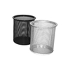Kép 1/2 - Fémhálós írószertartó pohár kerek Fornax, fekete