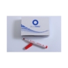 Kép 2/2 - Flipchart marker rostirón vizes vágott végű 1-4mm, Bluering® piros