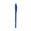 Kép 2/4 - Golyóstoll eldobható kupakos kerek test bordázott fogórész Bluering® , írásszín kék