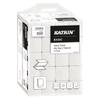 Kép 2/2 - Kéztörlő 2 rétegű V hajtogatású 200 lap/csomag 20 csomag/karton Basic Handypack Katrin_35564  fehérített 