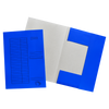 Kép 1/4 - Iratgyűjtő, pólyás dosszié A4, 230g. karton, Bluering®, kék