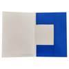 Kép 2/3 - Iratgyűjtő, táblázatos pólyás dosszié A4, 230g. karton Bluering® kék
