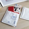 Kép 2/2 - Légpárnás tasak CD szilikon külső méret 200x175mm, belső méret 180x165mm, Bluering® fehér