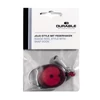 Kép 4/4 - Névjegykártyatartó kihúzható karabineres, Durable with Snap Hook piros