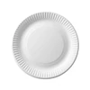 Kép 1/2 - Papírtálca kerek D 18 cm 100 db/csomag, fehér