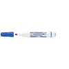 Kép 1/4 - Táblamarker 3mm, mágneses, táblatörlővel multifunkciós Ico MARKERASER kék