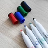 Kép 5/5 - Táblamarker készlet, 3mm, mágneses, törlővel multifunkciós kerek Bluering®, 4 klf. szín