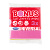 Kép 3/3 - Törlőkendő általános 3 db/csomag Bonus B163