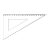 Kép 2/2 - Vonalzó háromszög 60° 22,5cm, műanyag Antilop