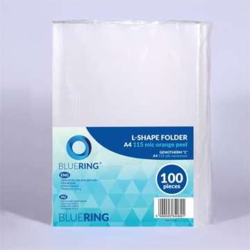 Genotherm `L` A4, 115 micron narancsos Bluering® 100 db/csomag, 