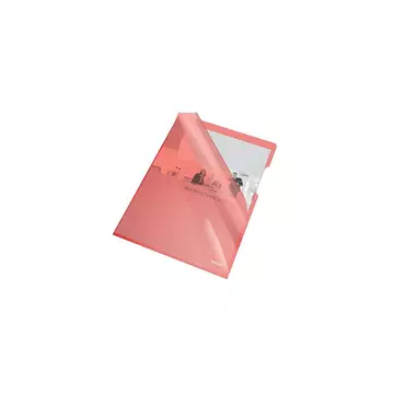 Genotherm `L` A4, 150 micron víztiszta felület Esselte Luxus piros