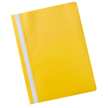 Gyorsfűző műanyag A4, PP Fornax sárga