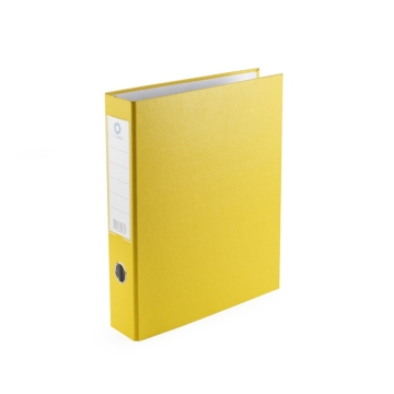 Gyűrűskönyv A4, 6,5cm, 4 gyűrűs Bluering® sárga