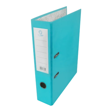 Iratrendező A4, 7,5cm,lapraszerelt, Bluering® Smart türkiz