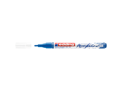 Akril marker 1-2mm, Edding 5300 kék 