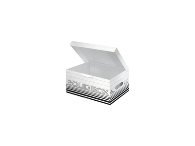 Archiváló doboz S méret, felfelé nyíló tetővel Leitz Solid Box fehér