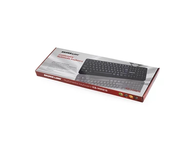 Billentyűzet multimédiás KB-MM818 fekete