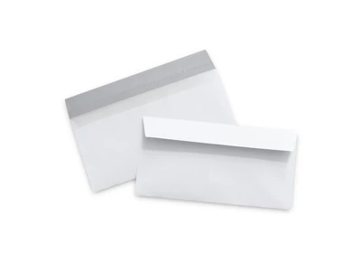 Boríték LA4 szilikonos bélésnyomott 110×220mm Bluering® fehér