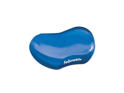Csuklótámasz, mini, géltöltésű, Fellowes® Crystal Gel, kék