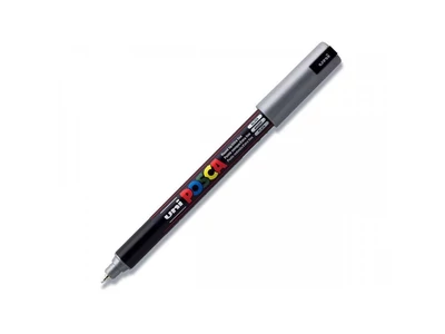 Dekormarker 0,7-1mm, Uni Posca PC-1M ezüst