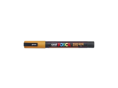 Dekormarker 0,9-1,3mm, Uni-Posca PC-3ML csillámló narancs
