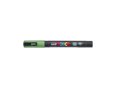Dekormarker 0,9-1,3mm, Uni-Posca PC-3ML csillámló zöld