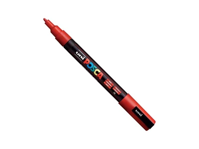 Dekormarker 0,9-1,3mm, Uni Posca PC-3M piros
