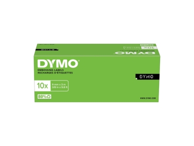 Feliratozógép szalag Dymo S0898130/520109 9mmx3m, ORIGINAL, fekete 