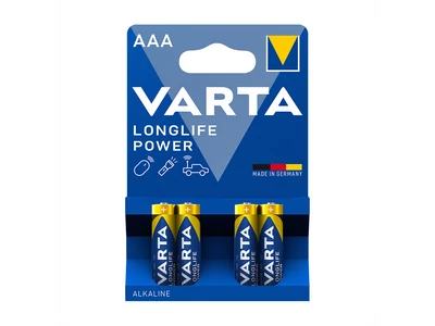 Elem AAA mikro LR03 Longlife Power 4 db/csomag, Varta