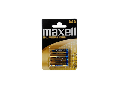 Elem AAA mikro LR03 1,5V Super tartós alkaline 4 db/csomag, Maxell