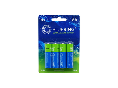 Elem AA ceruza LR6 tartós alkáli 4 db/csomag, Bluering® 
