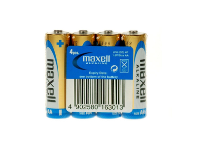 Elem AA ceruza LR6 zsugorfóliás alkaline 4 db/csomag, Maxell 
