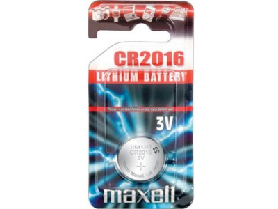 Elem CR2016 lithium 1 db/csomag, akasztós bliszterben Maxell 