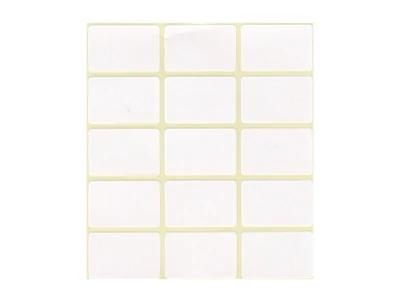 Etikett címke, 20x30mm, 4 lap, 15 címke/lap