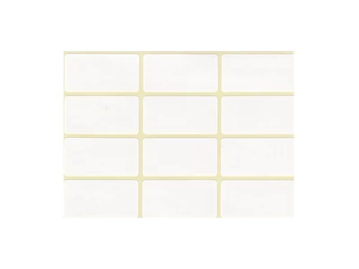 Etikett címke, 20x38mm, 5 lap, 12 címke/lap