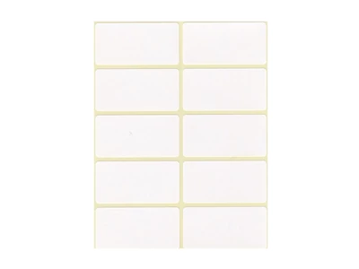 Etikett címke, 25x50mm, 6 lap, 10 címke/lap