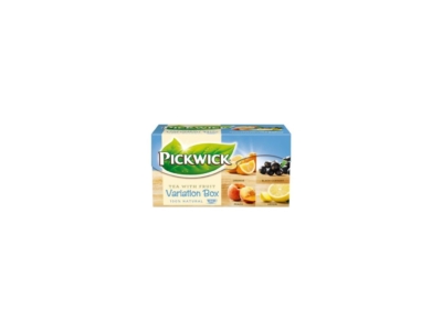 Fekete tea 20x1,5 g Pickwick Variációk II narancs, Fekete ribizli, őszibarack, citrom