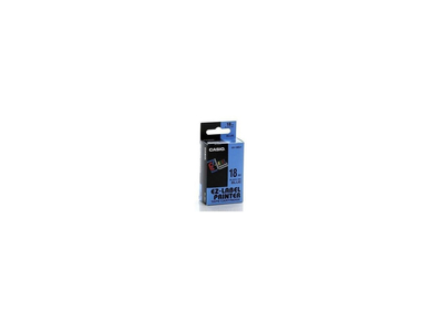 Feliratozógép szalag XR-18BU1 18mmx8m Casio kék/fekete