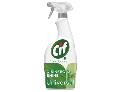 Fertőtlenítő hatású tisztítószer szórófejes 750 ml Cif Disinfect&Shine