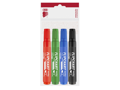 Flipchart marker vízbázisú 1-4mm, vágott Artip 12XXL, 4 klf.szín 