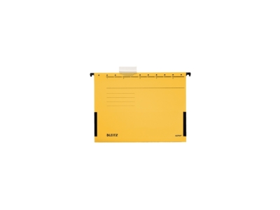 Függőmappa A4, karton oldaltzárt Leitz Alpha sárga