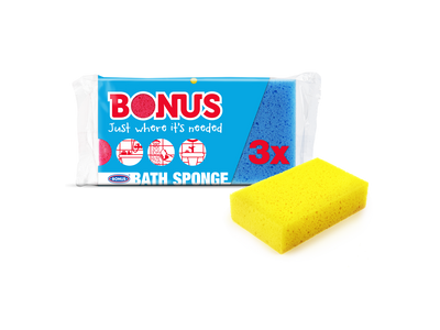 Fürdőszivacs 3 db/csomag Bonus B057