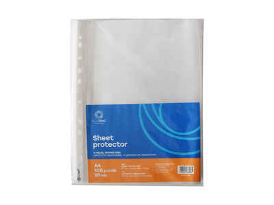 Genotherm lefűzhető, A4, 55 micron narancsos 100 db/csomag, Bluering®